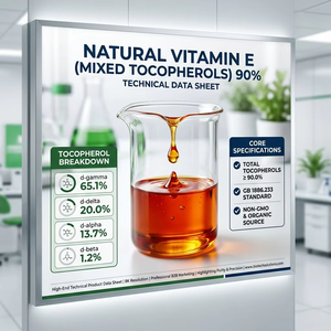 น้ำมันวิตามินอี ดีแอล อัลฟา โทโคฟีรอล เกรดอาหารธรรมชาติ 70% - Product Image 4