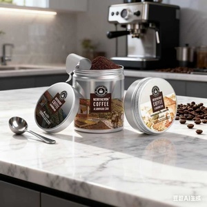 Boîtes cylindriques rondes en aluminium de 150 ml, 220 ml, 250 ml avec couvercle à vis pour le stockage des aliments et du café - Product Image 3