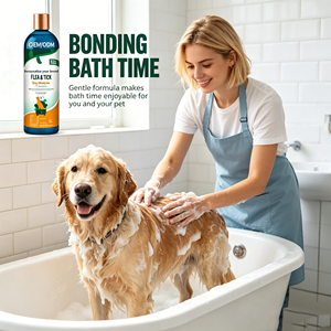 Shampoo anti-puces, tiques et <span class=keywords><strong>poux</strong></span> pour chiens, formule végétale efficace, 200-500 ml - Product Image 6