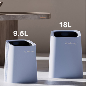 Nhà Máy Bán buôn Ins <span class=keywords><strong>18L</strong></span> vuông PP nhựa màu tím màu hồng hình chữ nhật Thùng rác có thể văn phòng nhà Thùng rác với bên trong <span class=keywords><strong>bin</strong></span> - Product Image 4