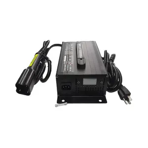 איכות גבוהה 16s 48v 54.6v 58.4v lifepo4 מטען עבור מלגזה אופנוע אופנוע ניידות