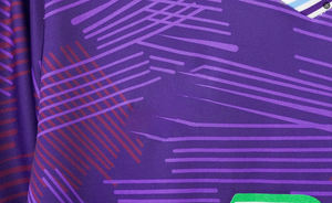 Özelleştirilmiş 1992-93 Floren Retro Futbol Forması İsim Numarası Logosu Futbol Tişörtü BATISTUTA Vintage Spandex/Polyester V Yaka - Product Image 4