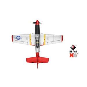 <span class=keywords><strong>Avion</strong></span> RC 4 canaux Wltoys XK A280 P-51 Mustang 3D/6G stabilisé par gyroscope, facile à piloter, planeur télécommandé RTF pour débutants - Product Image 4