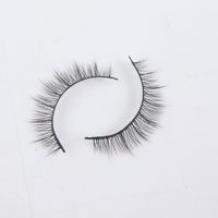 Vente en gros de cils synthétiques en fourrure de vison 3D faits à la main de haute qualité Zi Yi, 10-12 mm, naturels, doux, pleine longueur, faux cils, 10 paires