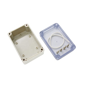 Petite boîte de jonction en ABS, boîtier électrique étanche IP65, vis et presse-joints inclus, petite boîte en plastique pour extérieur - Product Image 2