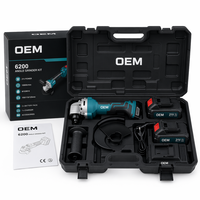 Meuleuse d'angle industrielle 20V sans balais, robuste, haute puissance, pour bricolage, finition de surfaces métalliques, pierres, bois, avec protection de disque, performance optimisée