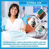 Fabricant économique de pochettes de stérilisation jetables de qualité médicale personnalisées pour instruments dentaires, certifiées CE