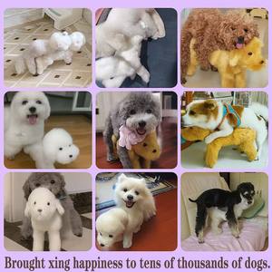 Toptan karikatür Humping Teddy köpek silikon oyuncak komik çiftleşme eylem Pet oyuncak yavru stres giderici ve oynamak için - Product Image 4