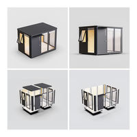Casa Prefabricada Modular de Acero de Diseño Moderno Cocovia, Fácil de Montar, para Patio Trasero o Jardín