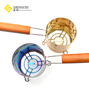 Accessoires d'extérieur : Allume-charbon de <span class=keywords><strong>bois</strong></span> SS avec poignée <span class=keywords><strong>en</strong></span> <span class=keywords><strong>bois</strong></span>, outil de chauffage extérieur, allume-feu pour barbecue, ensemble d'outils métalliques - Product Image 3