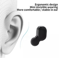 Écouteurs sans fil Tws à affichage de puissance Led OEM, Mini écouteur et casque à dent bleue