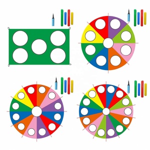Parapluie arc-<span class=keywords><strong>en</strong></span>-ciel <span class=keywords><strong>Parachute</strong></span> jouets Whack-a-mole <span class=keywords><strong>jeu</strong></span> de plein air enfants sport travail d'équipe garçons filles <span class=keywords><strong>maternelle</strong></span> jouet cadeau - Product Image 3