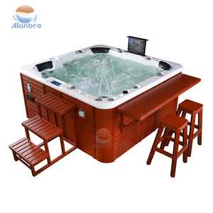 Baignoire Spa Extérieure en Acrylique Autoportante Chauffée avec Massage et Thérapie Combinée Air et Hydromassage - Product Image 5