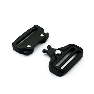 Hebilla de liberación lateral de aleación de zinc de 25 mm, negra, duradera, para accesorios de bolsos - Product Image 1