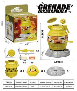 Juguete Educativo de Granadas de Mano Desmontables, Material Metálico, Juego Interactivo para Padres e Hijos de 2-4 y 5-7 Años - Product Image 3