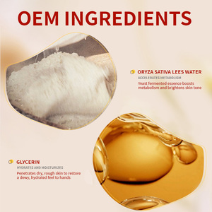 Mascarilla de Manos al por Mayor con Textura de Helado, Sedosa, No Pegajosa, Hidratante, Iluminadora, Exfoliante Suave, Guante para el Cuidado de las Manos - Product Image 4