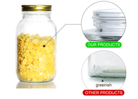 Tarro de Vidrio Resistente al Calor de 1oz, 12oz, 16oz, 32oz, 14oz, para Conservas y Mermeladas, Precio Económico