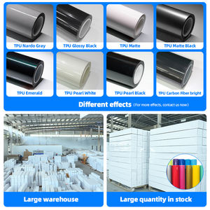 Film de protection de peinture automobile en TPU PPF super <span class=keywords><strong>noir</strong></span> piano, haute hydrophobicité, anti-corrosion - Product Image 6