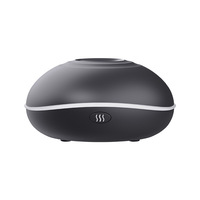 Diffuseur d'aromathérapie ultrasonique Creative Home EN Modèle 13, diffuseur de flamme à sept couleurs dégradées, humidificateur rond silencieux alimenté par USB