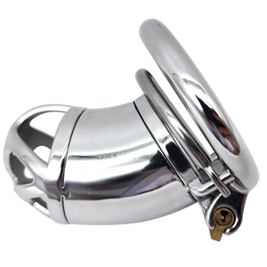 Новейшая Большая клетка для пениса металлическое мужское устройство верности бондаж Phallus Stealth Lock БДСМ секс-игрушки для мужчин - Product Image 3