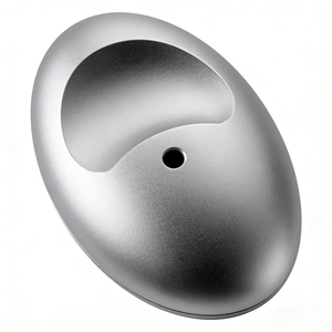 Brûleur d'encens ovale haut de gamme personnalisé en moulage sous pression CNC, avec une sensation de solidité, en aluminium, laiton et acier inoxydable, pour la maison - Product Image 1