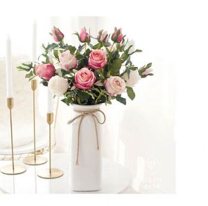 Colorful Artificial Roses Bouquet-High Quality Environmental Protection Material for Christmas Home Decor Multi-Purpose Use - Product Image 2