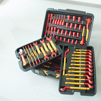 Kit d'outils à main isolés haute tension professionnels 68 pièces - Réparation de véhicules électriques et de batteries