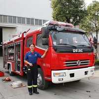 Camion de pompiers Dongfeng, nouveau moteur diesel, 4 mètres cubes, Euro 3, moteur YC4E135-33, véhicule de sauvetage urbain, lutte contre les incendies