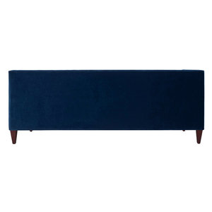 Sofá Futón Moderno de Lujo con Diseño Plegable, Tapicería de Terciopelo y Cuero para Sala de Estar: Máxima Comodidad y Estilo - Product Image 4