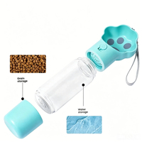 Bouteille d'eau pour chien 2 en 1 avec récipient pour nourriture, bouteille d'eau portable pour animaux de compagnie, bebedero para perros, accessoires pour animaux de compagnie