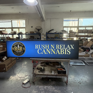 10*4FT/305*122cm Custom 3D <b>LED</b> Light Box <b>Sign</b> <b>Board</b> Indoor Advertising Rectangle Aluminum Frame High Brightness Durable - Product Image 6