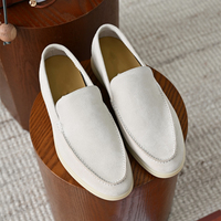 Mocassins classiques de luxe pour hommes en cuir véritable de style italien, confortables, plats, à enfiler, pour le quotidien et les occasions professionnelles