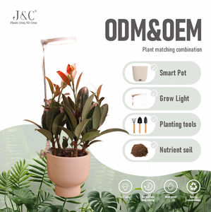 Lámpara de Cultivo LED J&C Planter Mate 7.5w Cretivity, Anillo de Luz de Cultivo para Plantas de Interior, Espectro Completo - Product Image 1