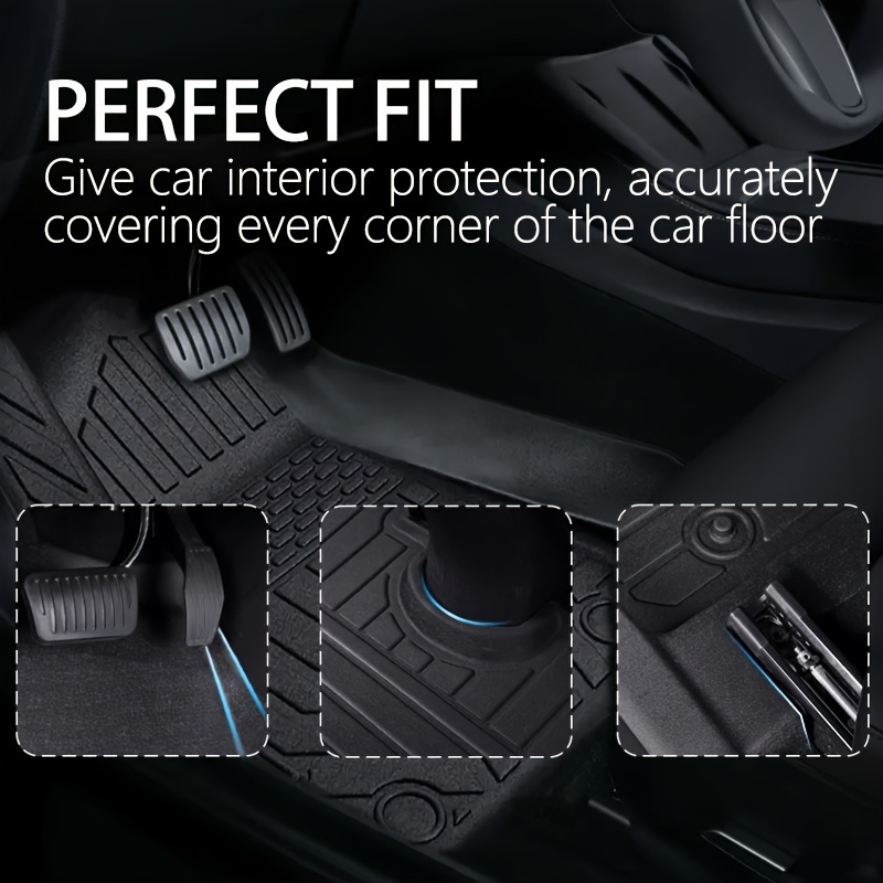 TPE Car Floor Mats for Toyota Land Cruiser LC100 – Custom Fit All-Weather Anti-Slip Mats - View 3
