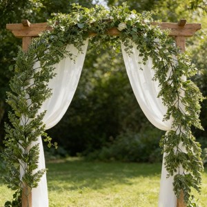 <span class=keywords><strong>Guirlande</strong></span> <span class=keywords><strong>de</strong></span> Noël artificielle en pin, fausse vigne <span class=keywords><strong>de</strong></span> cyprès et <span class=keywords><strong>de</strong></span> sapin avec aiguilles <span class=keywords><strong>de</strong></span> pin, décoration végétale pour la fabrication <span class=keywords><strong>de</strong></span> couronnes et la décoration des fêtes - Product Image 4
