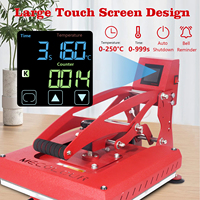 Presse à chaud manuelle à plat de haute qualité 38x38cm pour l'impression de vêtements et le transfert thermique sur t-shirts – Nouveauté