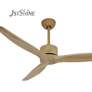 Techo de ahorro de energía de los ventiladores de techo de madera sólida hoja de ventilador de techo sin luz - Product Image 1