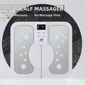 Masseur électrique à rouleaux pour pieds et jambes Shiatsu avec chaleur infrarouge, vibrations, compression d'<span class=keywords><strong>air</strong></span>, contrôle du temps, rechargeable par USB - Product Image 2
