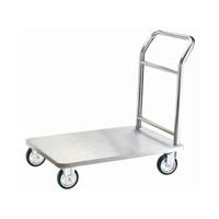 Chariot à plateforme pliable en métal robuste en gros, capacité de charge de 500 kg, conteneur à roulettes OEM