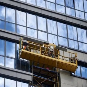 Eenvoudige Bediening Grey Painting Elektrische Steigerplatform Hoogbouw Gevel Gondel Voor Raamreinigingsmachine - Product Image 4