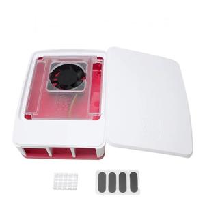 Casing pelindung Raspberry Pi, sarung pelindung kipas pendingin merah dan putih resmi generasi 5 - Product Image 2