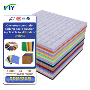 Pannello Acustico Decorativo in Fibra di Poliestere per Uffici Moderni, Fonoassorbente per Hotel e Appartamenti, Design Grafico - Product Image 1