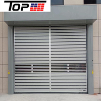 Porte de garage électrique à enroulement avec télécommande et fonctionnement automatique pour la sécurité des garages et des entrepôts