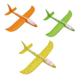 Máy bay đồ chơi bằng xốp LED, máy bay ném xa 17,5 inch, chế độ bay bằng quán tính, mô hình máy bay, đồ chơi máy bay bằng xốp thể thao ngoài trời - Product Image 5