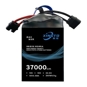 6s/12s/14s/18s/24s 10c 37000mah 275wh/kg 대형 장시간 드론을위한 솔리드 스테이트 리포 배터리 - Product Image 1