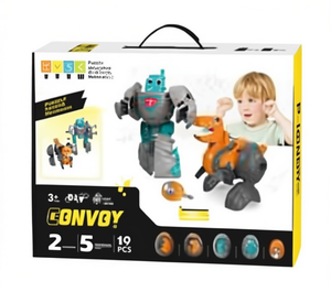 คอนโววาย พัซเซิล เมตาฟอร์โมซิส 2 อิน 1 ของเล่นแปลงร่างได้ 5 รูปแบบ 19 ชิ้น สำหรับเด็ก - Product Image 1