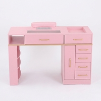 Table de manucure professionnelle au design moderne pour les spas et salons de beauté, compatible avec les ongles en gel