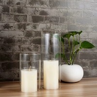 Vases cylindriques en verre transparent personnalisés en gros, bougeoirs hurricane pour la Saint-Valentin, les mariages, les fêtes et la maison