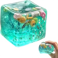 Jouets sensoriels anti-stress Ice Cube pour adultes, peluches moelleuses, soulagement de l'anxiété et du TDAH, balle à presser non toxique, concentration et calme, école, matériau MALTOSE