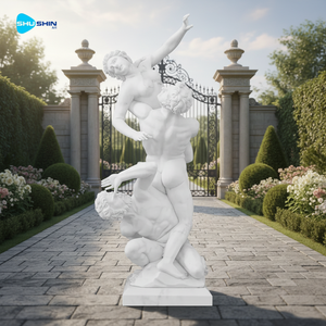 Famosa Estatua <span class=keywords><strong>de</strong></span> Mármol Europea del Asalto a las Sabianas, Obra Maestra <span class=keywords><strong>de</strong></span> Tamaño Real, Superficie Personalizable para Jardín/Villa en Venta - Product Image 1